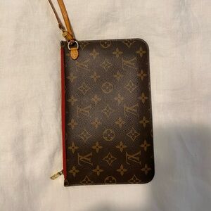 Authentic Louis Vuitton wristlet/pouch